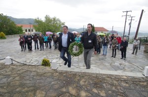 Kranzniederlegung in Klissoura