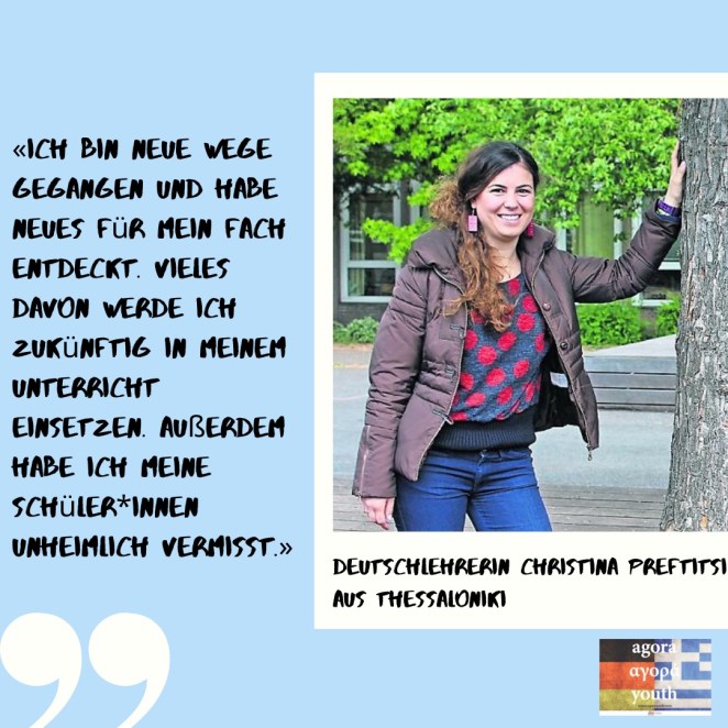 Christina Preftitsi über Schule in Corona-Zeiten